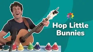 HOP LITTLE BUNNIES - Preschool Sing-Along - Miss Rachel Cover - Mr. Rob sings LIVE