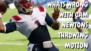 What's wrong with cam newton throwing motion