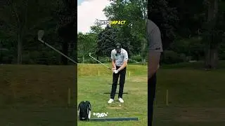 ⛳️ To improve your ball striking, hit balls with just the lead arm! #golf #golfswing