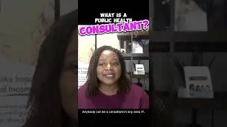 What is a Public Health Consultant?
