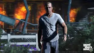 GTA 5 VIDEOS: Trevor Drive Train and Attack Police [trevor stop train]