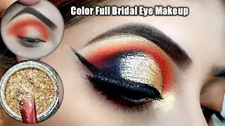 Colorful Bridal Eyeshadow Tutorial by Lashes Beauty Parlor
