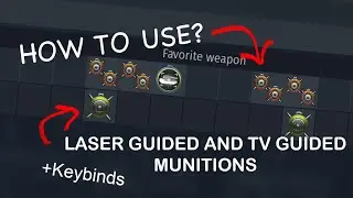 How to use laser and TV guided bombs | WarThunder How To