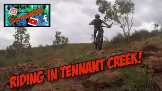 Riding in Tennant Creek on the Marin San Quentin 3!
