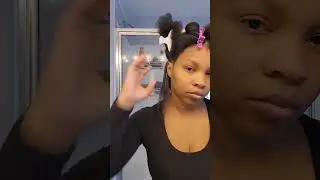Heat Training my natural hair ‼️ #naturalhair #4chair #straighthair #shorts #babylisspro
