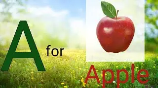 A for apple@Learn&Grow