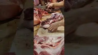 This is how to cut pork shoulder or Kasim for display
