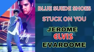 BLUE SUEDE SHOES & STUCK ON YOU COVER SONGS BY JEROME EVARDOME #pinoyelvis #tributeartist