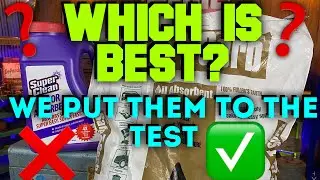 Какой абсорбент для пола лучше всего? Oil Dry против Super Clean. Старая школа против новой. Дава...