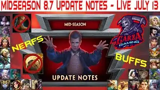 Very BIG Smite 8.7 Update 