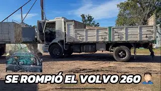 Se ROMPI&Oacute; el MOTOR del VOLVO 260, FUMIGANDO con BARRO y ESCAPE para la JACTO