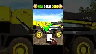 🏗️Indian bike driving 3d Crane cheat code #shorts