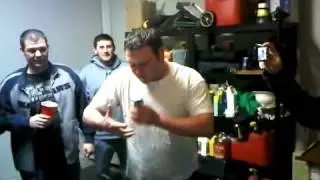 Man Eats 6 Beers in 1 Min