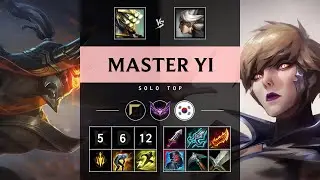 Master Yi Top vs Camille - KR Master Patch 25.13