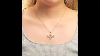 Best Sterling Silver Necklace and Diamond Pendant, moissanite pendant ethically sourced #shorts