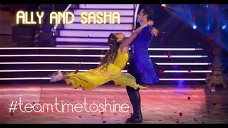 Ally and Sasha - All performances on DWTS