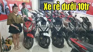 Tay ga hãng 2tr1 Nouvo LX từ 4tr3 Mio 5tr5 và nhiều xe dưới 10tr Fi tại kho em gái trẻ ở Dĩ An