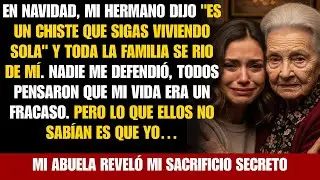 En Navidad, mi sobrino dijo “es un chiste”—y mi abuela lo calló revelando mi sacrificio secreto…