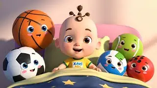 Are You Sleeping ( Learn Sports Balls ) | Baby Songs & Nursery Rhymes | Xavi and Anna Kids Songs
