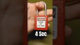 Master Lock 410 LOTO in 4 Seconds  #lockpicking #locksport #security