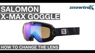 Salomon X-Max Goggle - How to Change the Lens