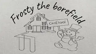 Frosty the borefield - GHEtool Christmas wishes 2024