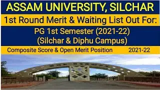 AUS | PG 1st Round Merit List Published | Composite Score | Open Merit Position | At Our Channel