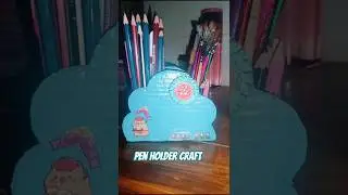 simple and easy penholder making#fypシ #viral#diy#love #fyp #craft #penholder #malayalam#mallu #song