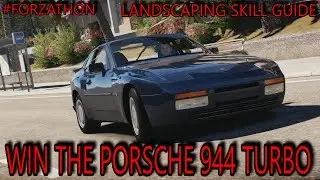 Forza Horizon 3  - #FORZATHON - Win the Porsche 944 Turbo - Landscaping Skills Guide