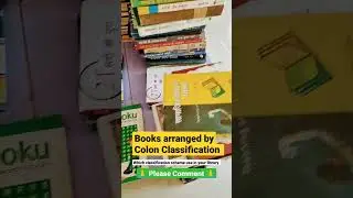 Books Arranged by colon classification