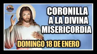 CORONILLA A LA DIVINA MISERICORDIA - JESÚS DIVINA MISERICORDIA:  DOMINGO 18 DE ENERO DE 2026.