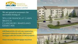 The Deal is Done: Willow Manor at Cabin Branch in Clarksburg, MD