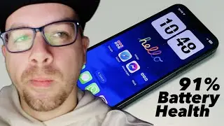 iPhone 13 Mini Battery - Real Life Usage with 91% Health!🔋⏰