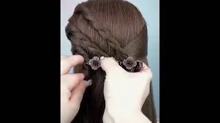 beautiful hair accessories and hairstyle #viral #ytshorts #shorts