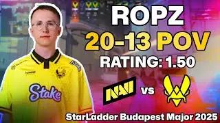 ROPZ 20-13 POV vs Natus Vincere (Train) | StarLadder Budapest Major 2025