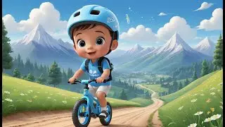 Mountain Bike Adventure | Fun Outdoor Ride & Happy Learning Journey for Kids | English