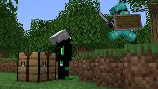 Minecraft, But My Friend Tries To Kill Me