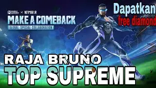 Raja Bruno Top Supreme One Shot One Kill Full Power Damage.