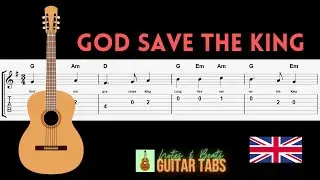 National Anthem of UNITED KINGDOM- God Save The King GUITAR TAB