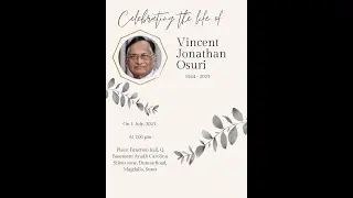 Celebrating the Life of Osuri Vincent Jonathan