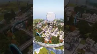Minecraft Futuristic Earth City Build Timelapse !  #minecraft #minecraftbuilding #earth #city