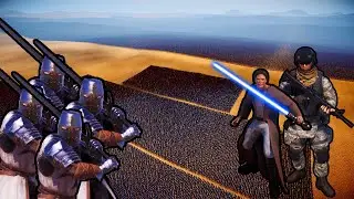 20 MILLION HEAVY KNIGHTS vs 200,000 JEDI KNIGHTS + 100,000 MODERN SOLDIERS | UEBS 2
