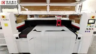 Textile Laser Cutting Machine JMCCJG180200LD - CO2 Flatbed Laser Cutter - Golden Laser