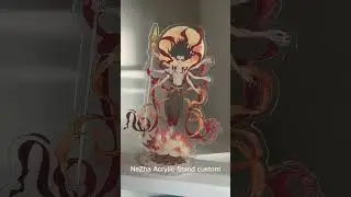 NeZha Acrylic Figure Stands Custom - High Quality  Display for Collectors and Fans #acrylicdisplay