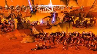 Men of War Assault Squad 2 | Landing on Point Rain! Star Wars the Clone Wars Battle Scenario