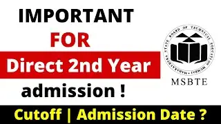 Important For Direct Second Year Admission | Q n A for DSY admission in Maharastra