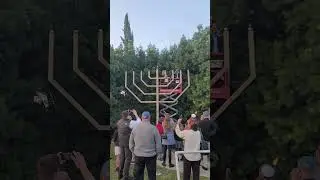 Giant Menorah Lighting at North Orange County Chabad Center 14 December 2025 / כ״ד בְּכִסְלֵו תשפ״ו