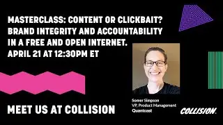 Somer Simpson at Collision 2021 - Content or Clickbait?