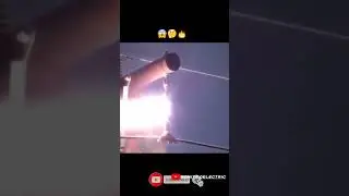 😱560kv  insulator blast😱 High voltage insulator blasts 🔥#viral #shirts #ytshort #yt #electric
