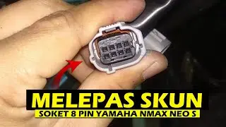 Melepas Skun Soket Anti Air 8 Pin Lampu Depan Reflektor Nmax Neo S dan Turbo Tanpa Putus dan Patah